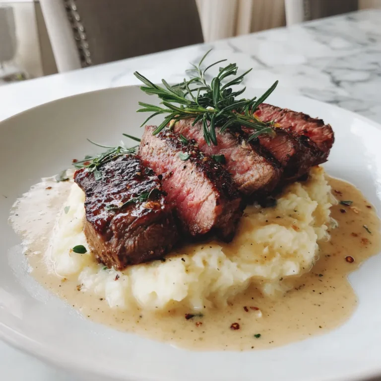 Photo of featured for Indulgent Steak with Whiskey Garlic Cream Sauce: A Decadent Delight