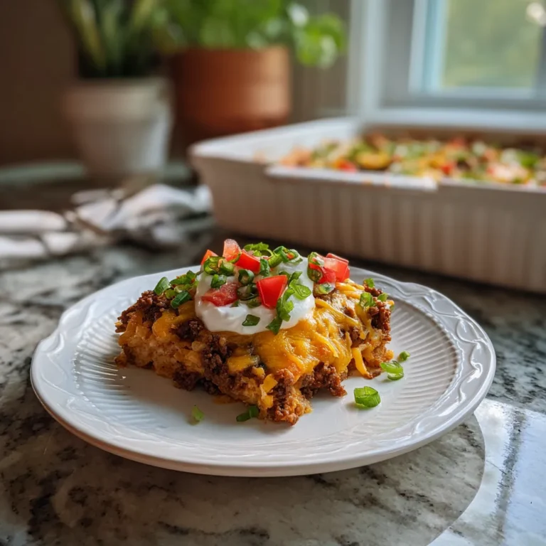 Photo of featured for Deliciously Easy Walking Taco Casserole Recipe