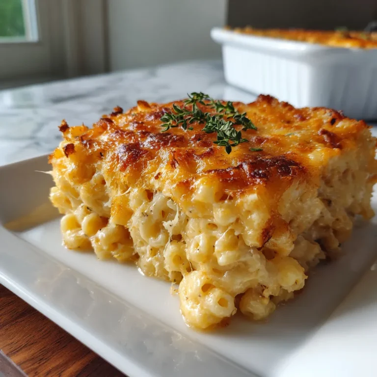 Photo of featured for Ultimate Cheesy Baked Macaroni and Cheese: A Comforting Delight