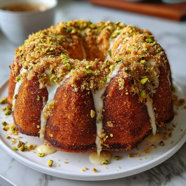 Photo of featured for Irresistible Baklava Bundt Cake: A Decadent Delight