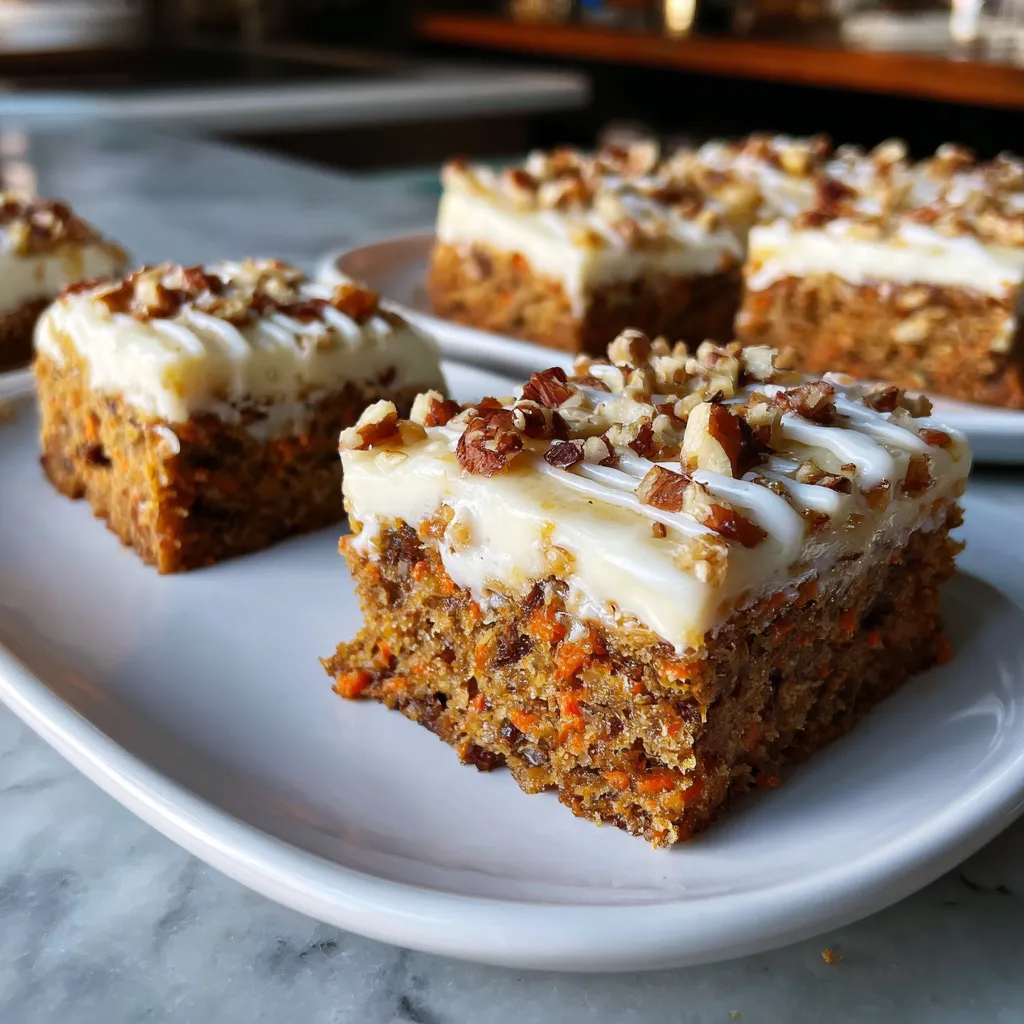 Photo of featured for Deliciously Decadent Carrot Cake Bars