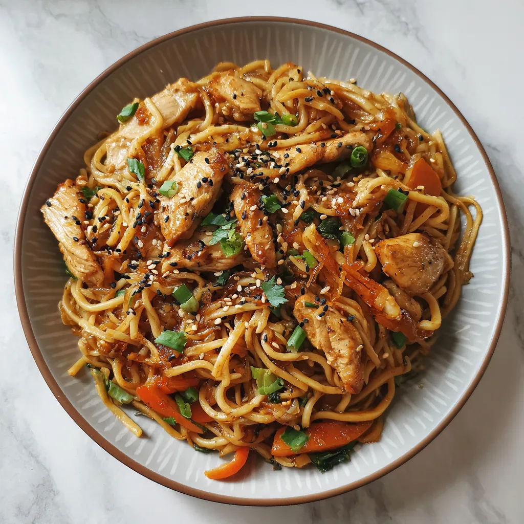 Photo of featured for Irresistible Chicken Teriyaki Noodles: A Flavor Explosion
