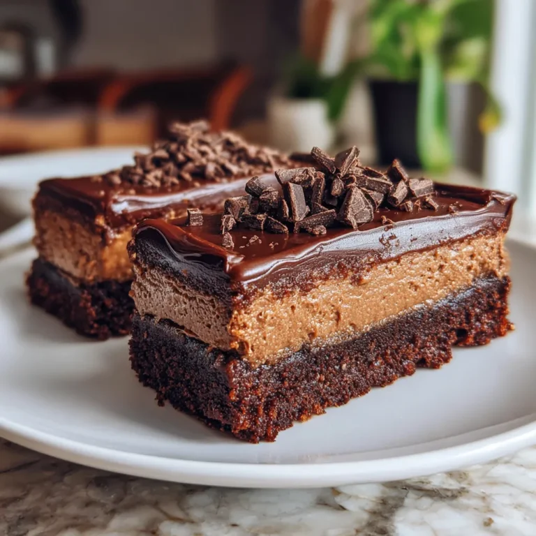 Photo of featured for Indulgent Chocolate Cheesecake Bars: Decadently Delicious Treats