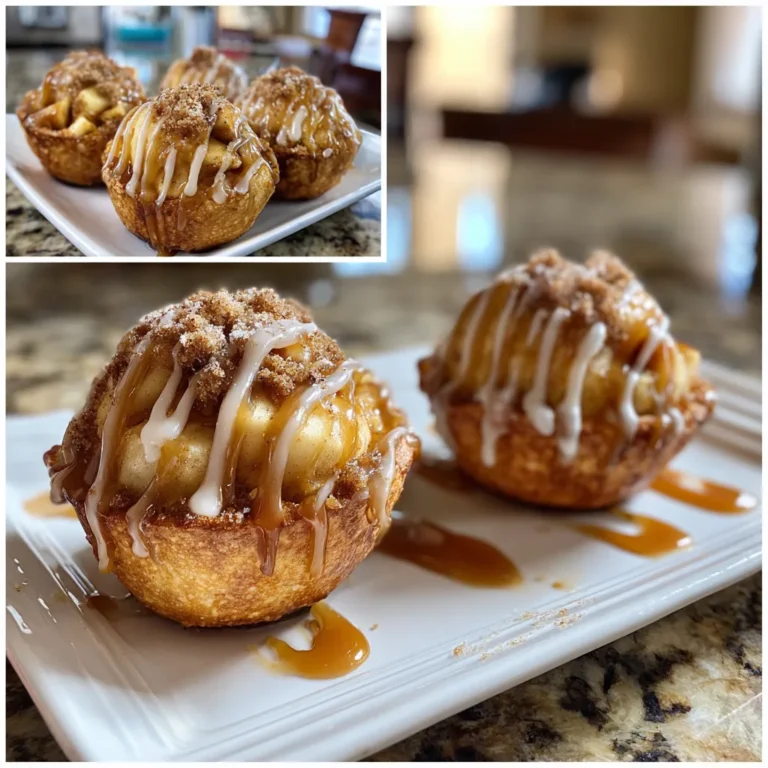 Photo of featured for Irresistible Cinnamon Caramel Apple Pie Bombs: A Sweet Explosion of Flavor