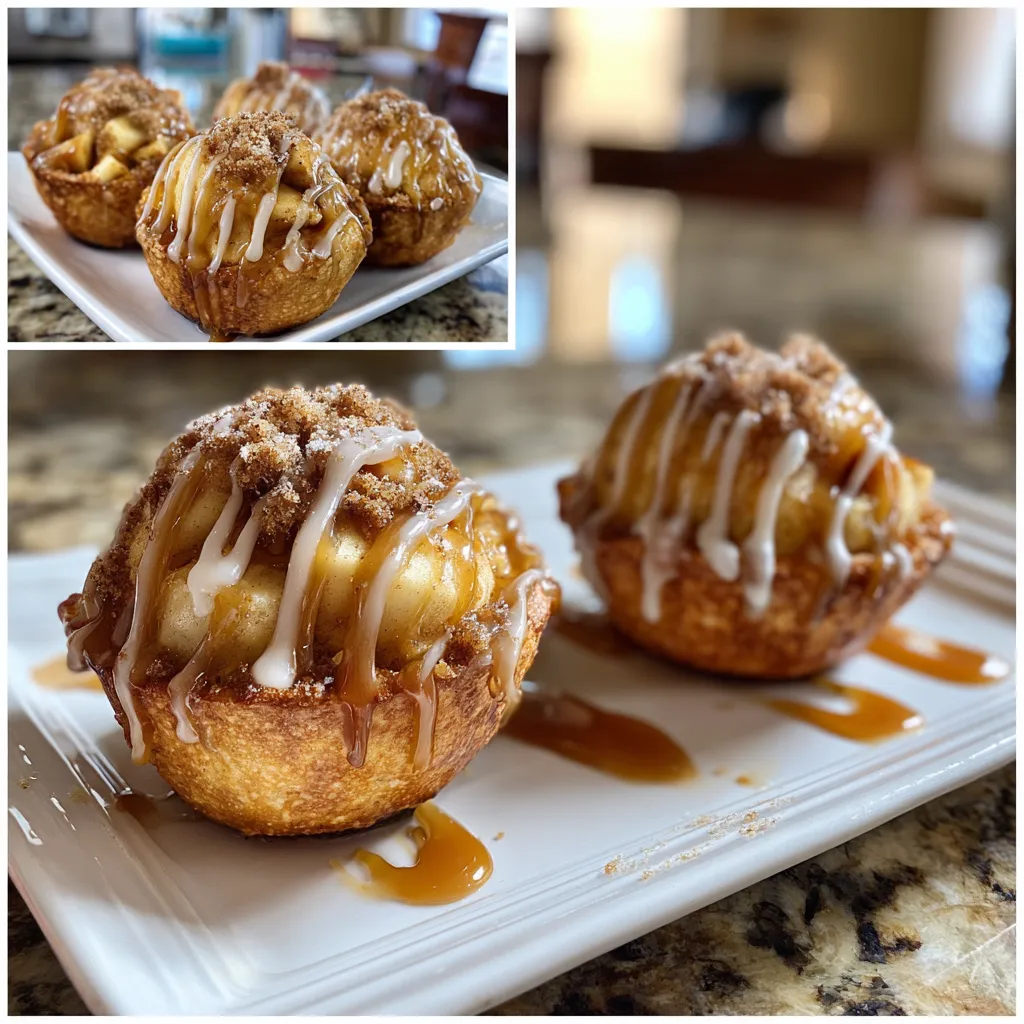 Photo of featured for Irresistible Cinnamon Caramel Apple Pie Bombs: A Sweet Explosion of Flavor