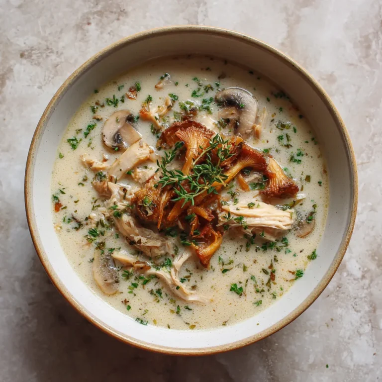 Photo of featured for Clean Chicken Mushroom Soup: Nourish Your Body with this Healthy Delight