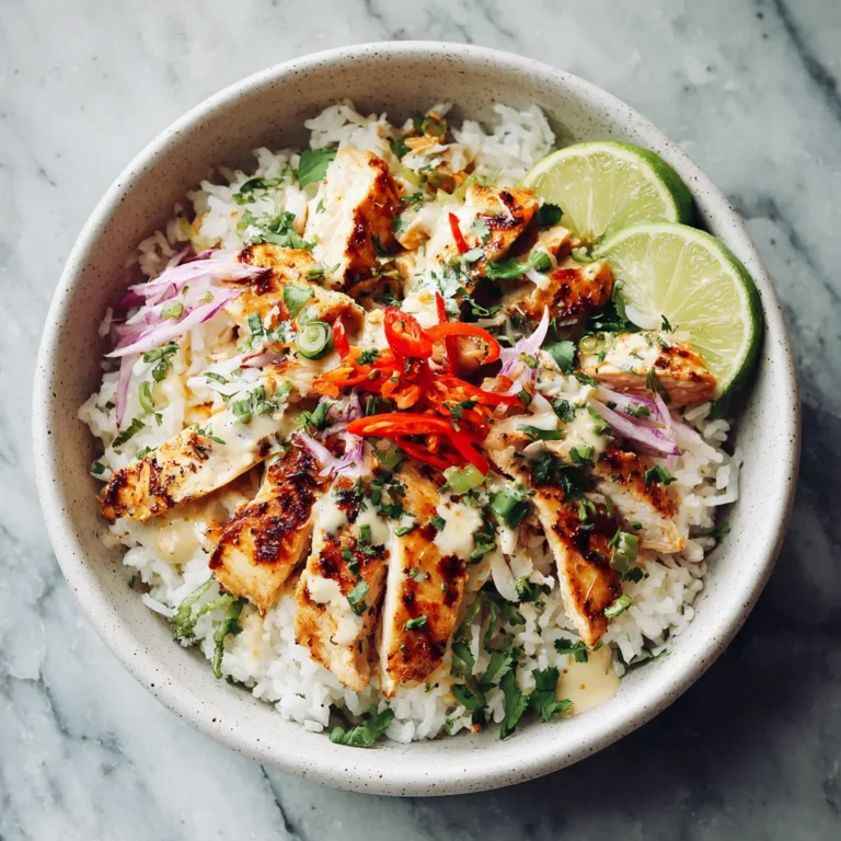 Photo of featured for Irresistible Coconut Chicken Rice Bowl Recipe
