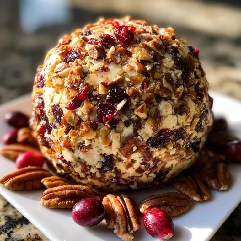 Photo of featured for Indulgent Cranberry and Pecan Cheese Ball: A Decadent Delight