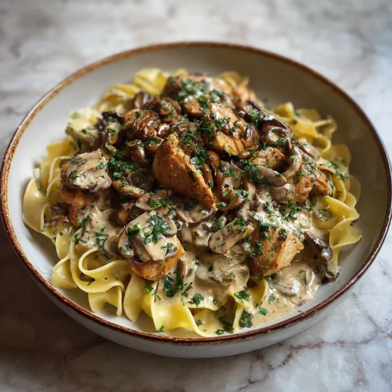 Photo of featured for Indulgent Creamy Chicken Stroganoff: A Decadent Delight