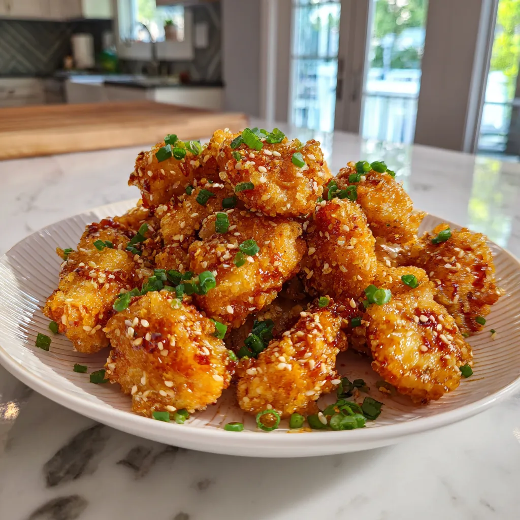 Photo of featured for Crispy Bang Bang Chicken: Irresistibly Crunchy Delight