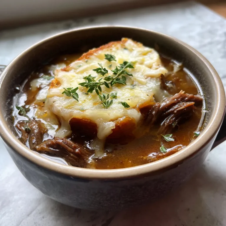 Photo of featured for Indulgent French Onion Short Rib Soup: A Comforting Delight
