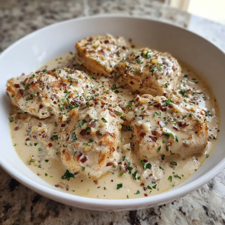 Photo of featured for Garlic Chicken in a Creamy Sauce: Indulge in this Delectable Delight