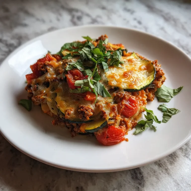 Photo of featured for Healthy Ground Turkey Zucchini Casserole: A Delicious Twist on Comfort Food