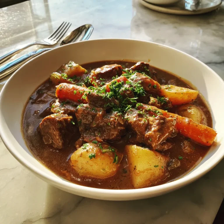Photo of featured for Hearty French Beef Stew: Deliciously Satisfying Recipe