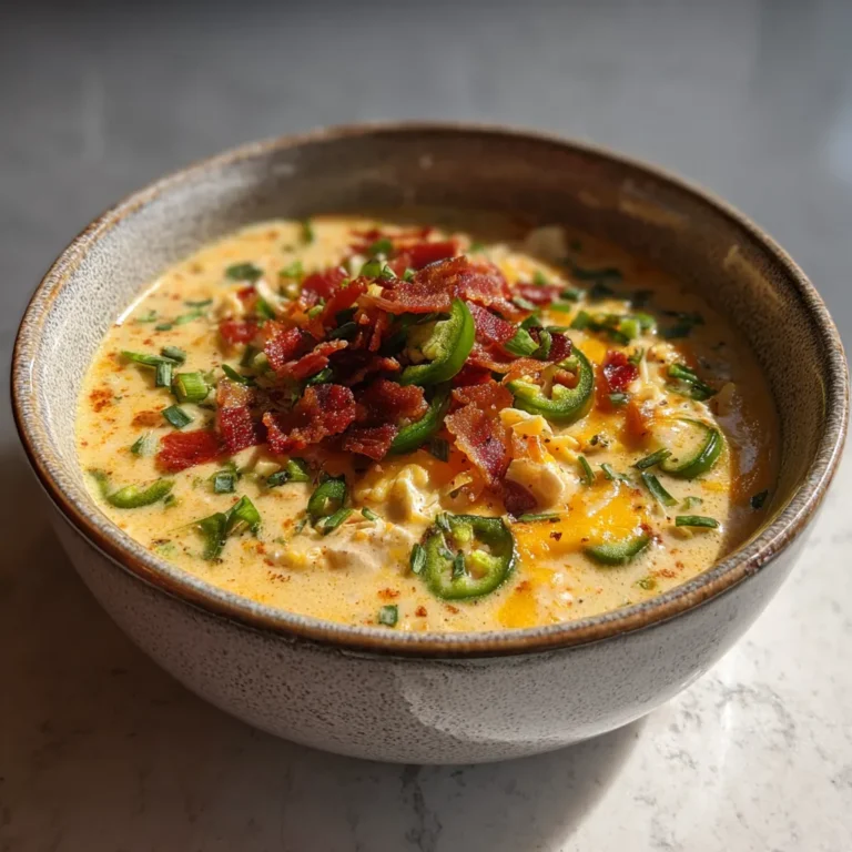 Photo of featured for Spicy Jalapeño Popper Soup: A Fiery Twist on a Classic Comfort Dish
