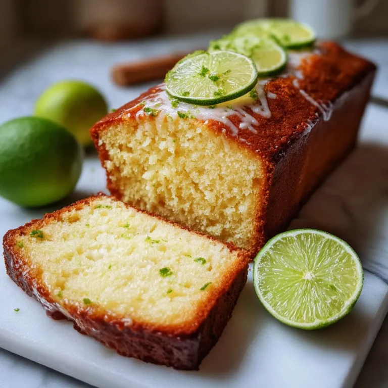 Photo of featured for Irresistible Key Lime Pound Cake: A Zesty Delight