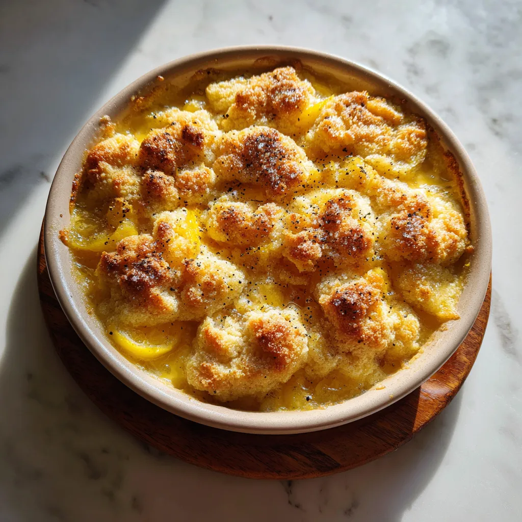 Photo of featured for Luscious Lemon Cobbler Delight: A Zesty Twist on a Classic Recipe