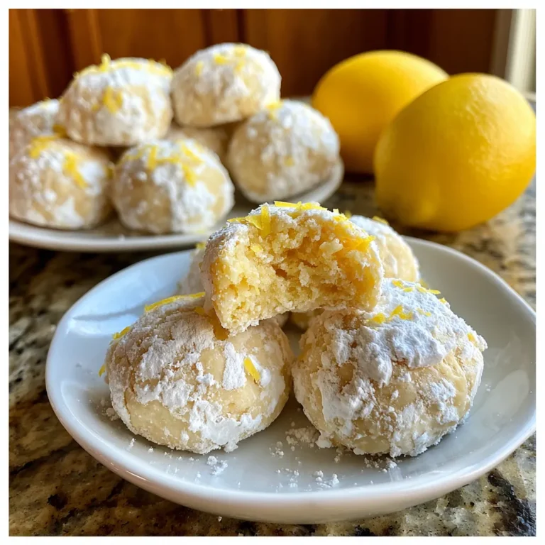 Photo of featured for Irresistible Lemon Cream Snowball Cookies: A Tangy Twist on a Classic Treat