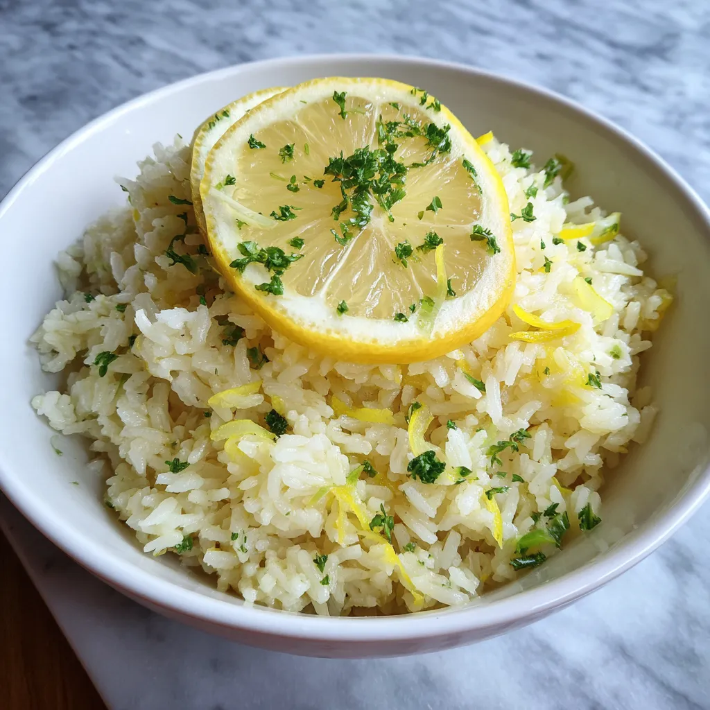 Photo of featured for Zesty Lemon Rice Side Dish Y: A Burst of Citrus Sunshine