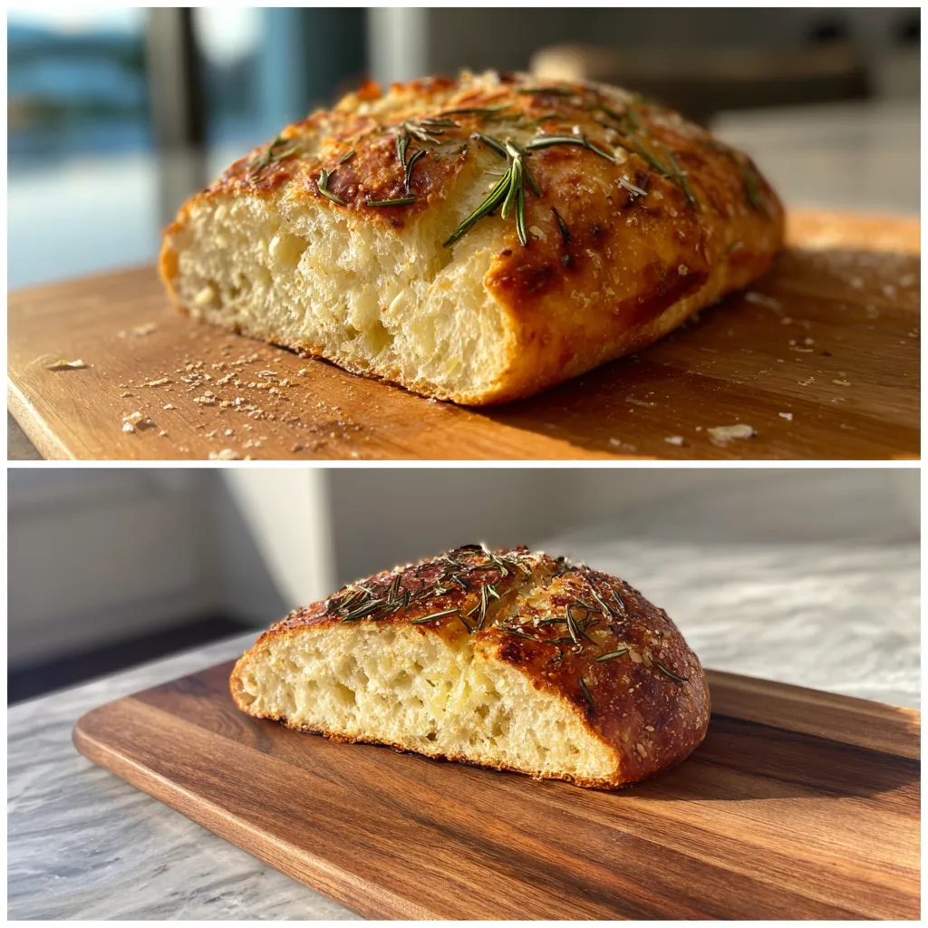 Photo of featured for Irresistible No-Knead Roasted Garlic Rosemary Bread