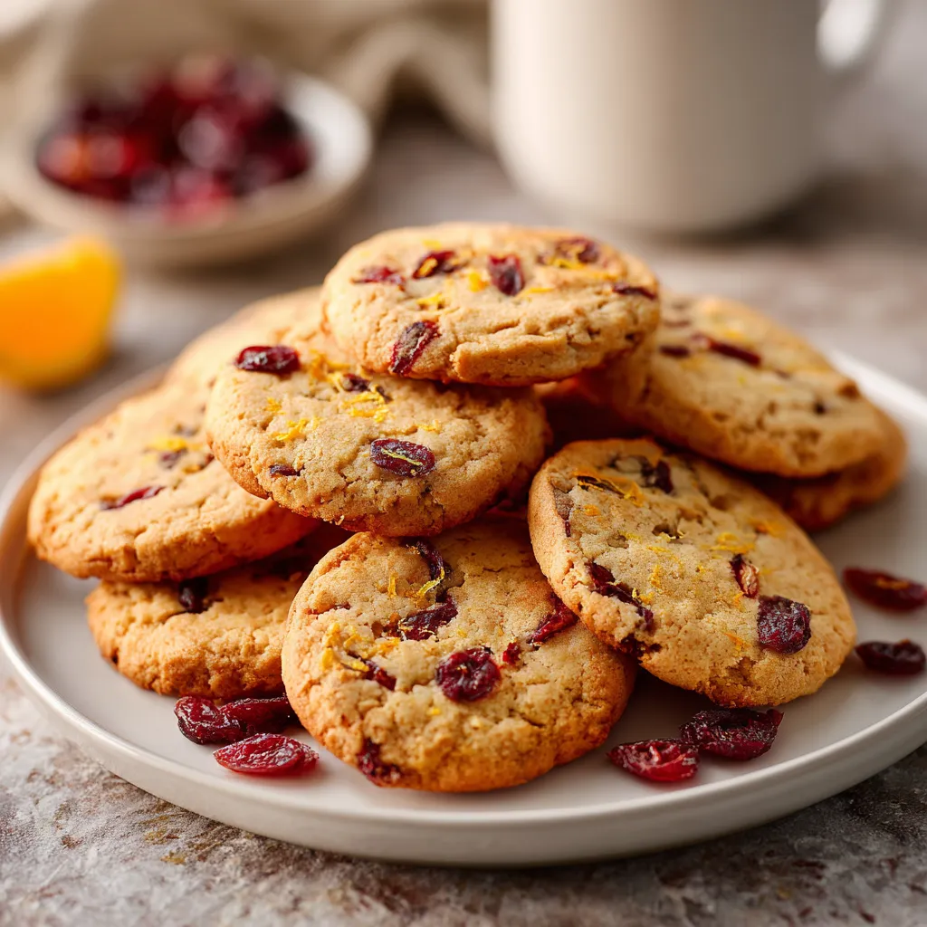 Photo of featured for Deliciously Tangy Orange Cranberry Cookies