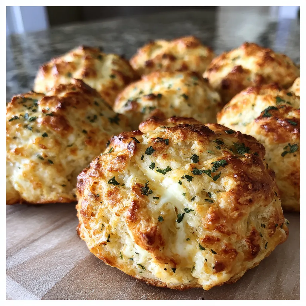 Photo of featured for Irresistible Pillsbury Biscuit Garlic Butter Cheese Bombs