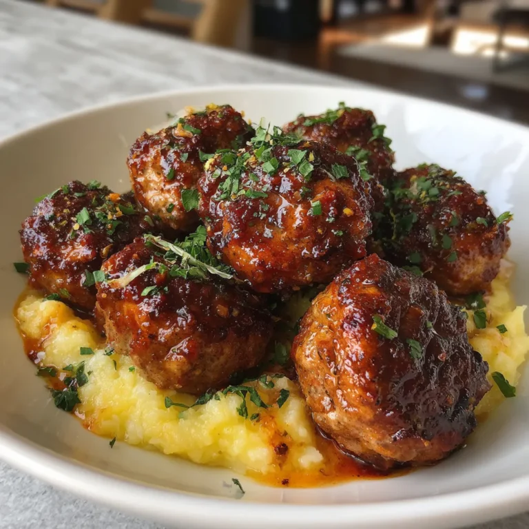 Photo of featured for Savory Pork Meatballs: A Sweet and Satisfying Twist