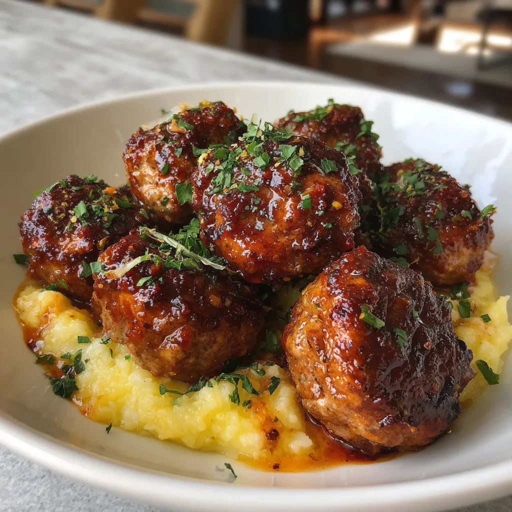 Photo of featured for Savory Pork Meatballs: A Sweet and Satisfying Twist
