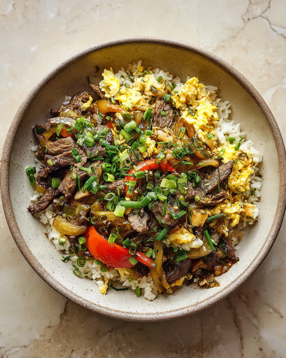 Photo of featured for Deliciously Easy Printable Philly Cheesesteak Bowl Recipe