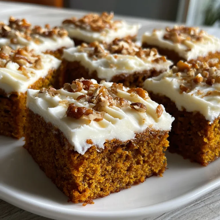 Photo of featured for Delicious Pumpkin Bars With Irresistible Cream Cheese Frosting
