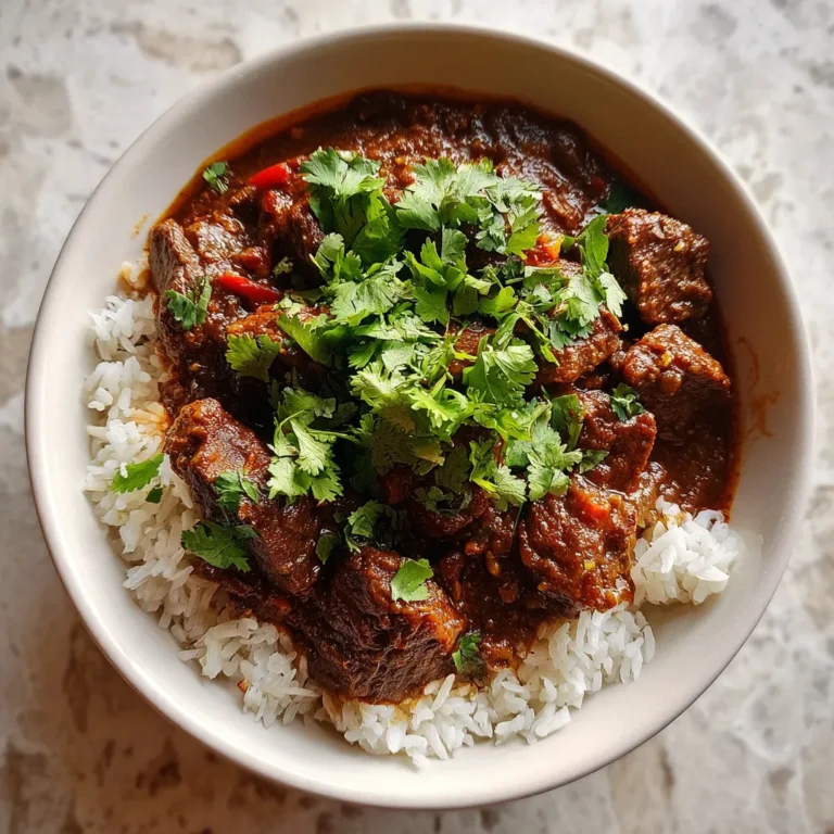 Photo of featured for Deliciously Spicy Slow Cooker Indian Beef Curry