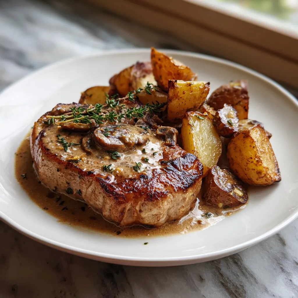 Photo of featured for Deliciously Smothered Pork Chops: A Comforting Meal with Potatoes