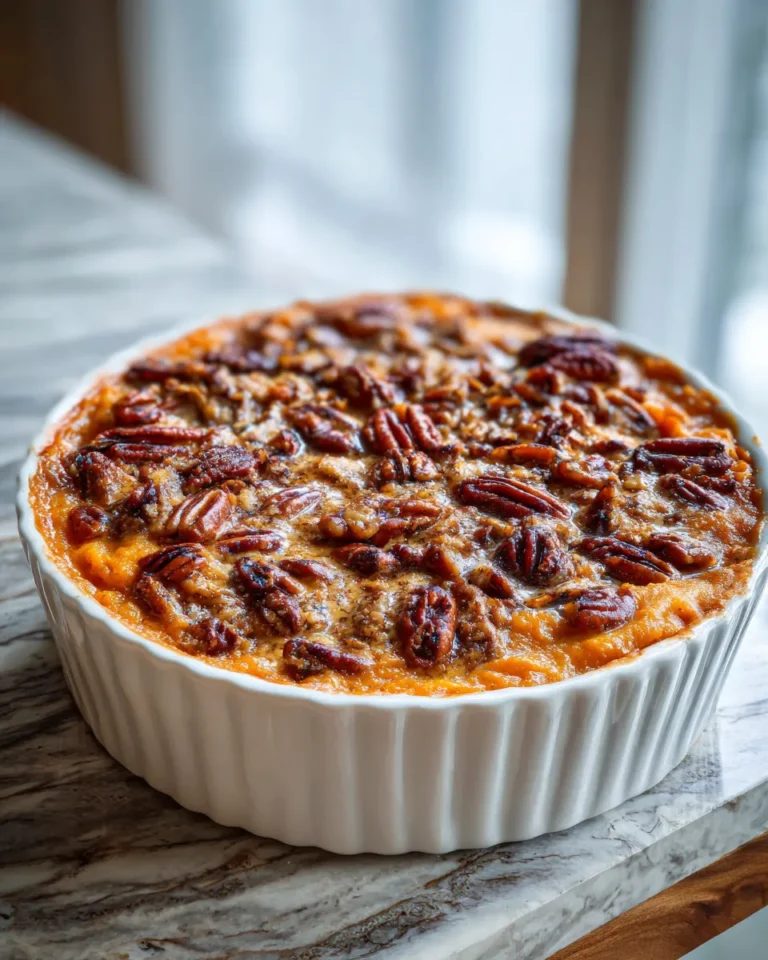 Photo of featured for Indulgent Southern Maple Sweet Potato Casserole: A Decadent Delight