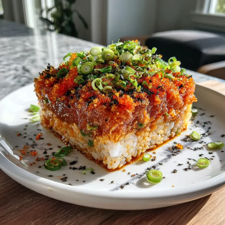 Photo of featured for Spicy Tuna Crispy Rice: Irresistibly Crunchy Delight