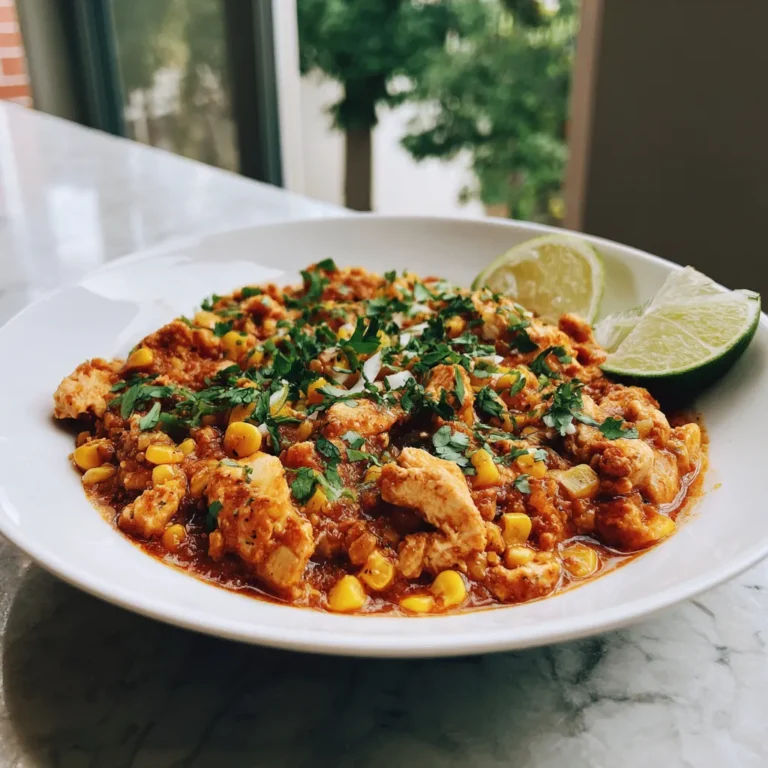 Photo of featured for Sizzling Street Corn Chicken Chili: A Flavor Explosion
