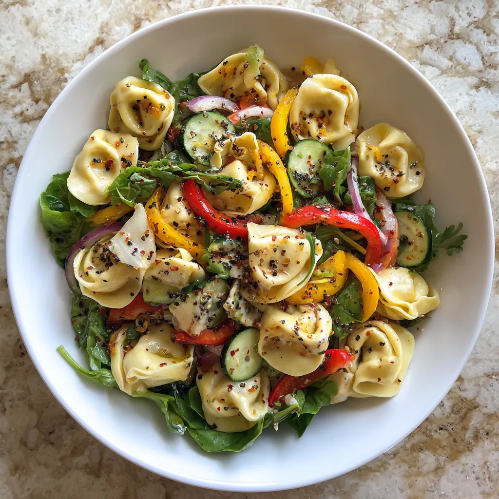 Photo of featured for Delicious Grinder Tortellini Salad: A Flavor Explosion in Every Bite
