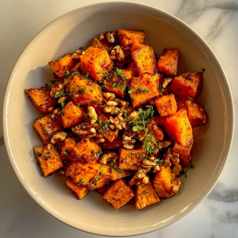 Photo of featured for Irresistible Walnut Maple Roasted Sweet Potatoes Recipe
