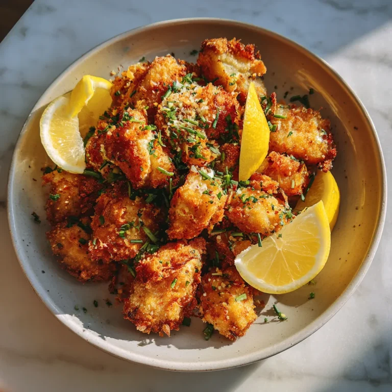 Photo of featured for Crispy Air Fryer Lemon Chicken Bites: Irresistibly Tangy Delight