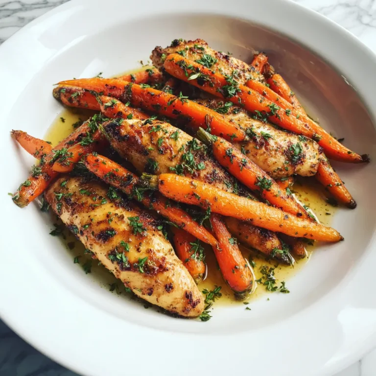 Photo of featured for Irresistible Brown Sugar Glazed Carrots and Chicken Recipe