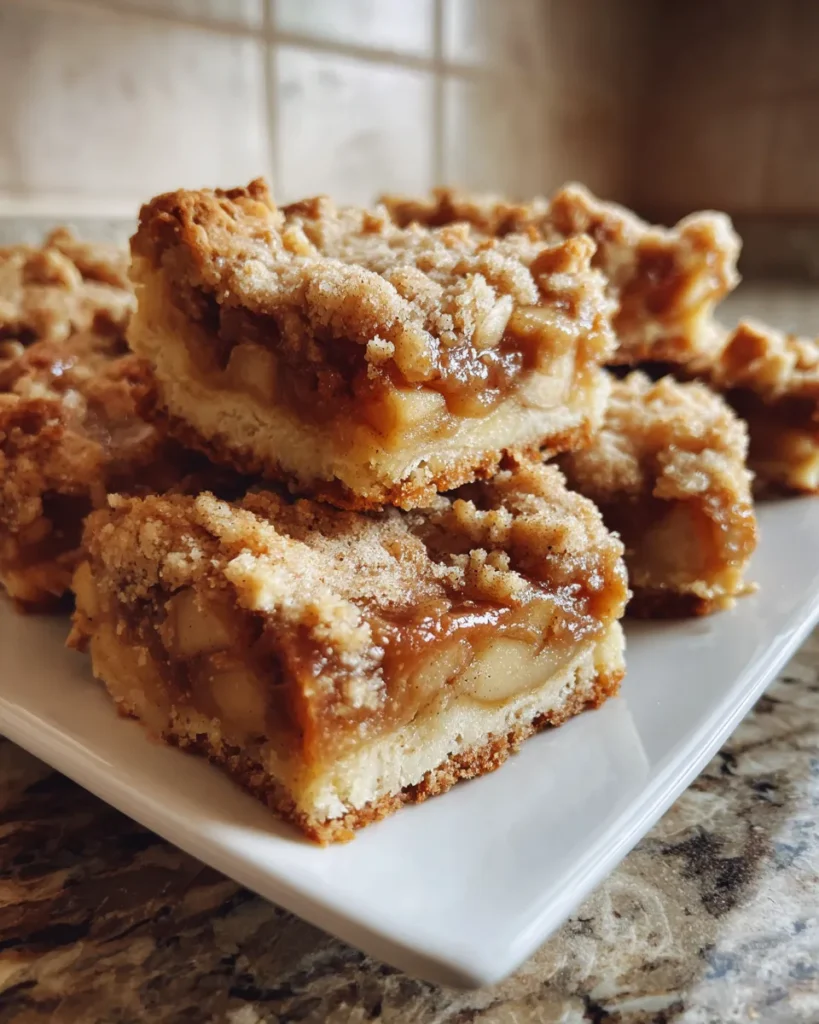 Photo of featured for Irresistible Cinnamon Apple Crumble Bars Recipe