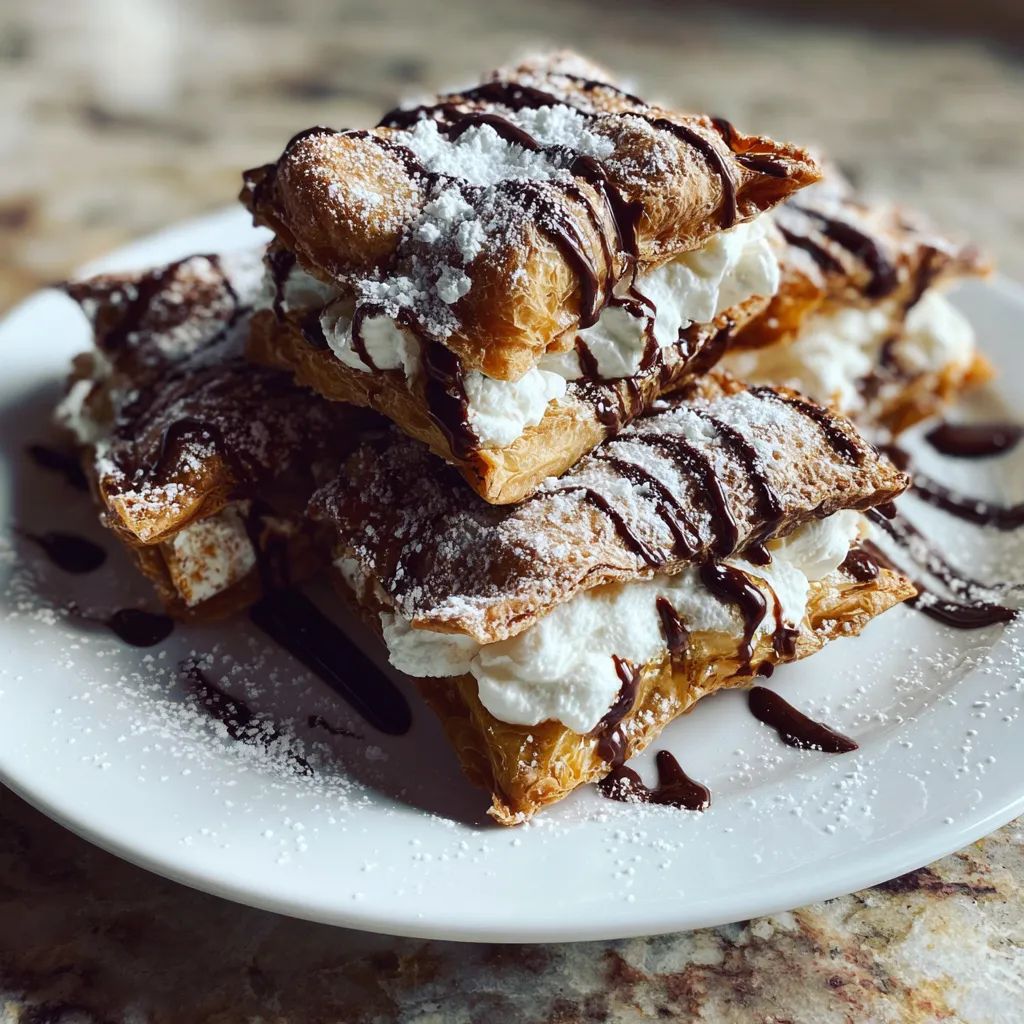 Photo of featured for Irresistible Classic Cannoli Squares: A Decadent Delight