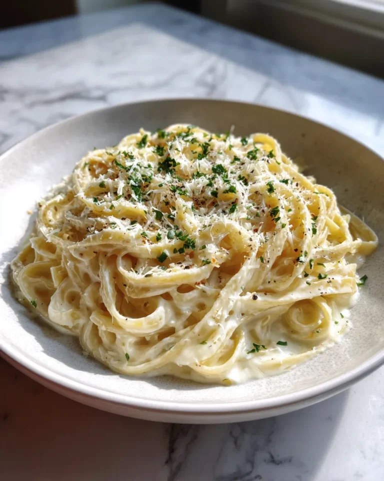 Photo of featured for Indulgent Creamy Garlic Alfredo: A Decadent Delight