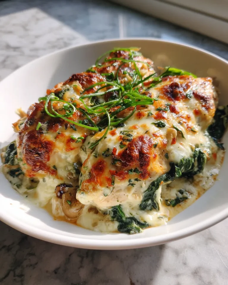 Photo of featured for Indulgent Creamy Spinach & Ricotta Chicken Bake: A Decadent Delight