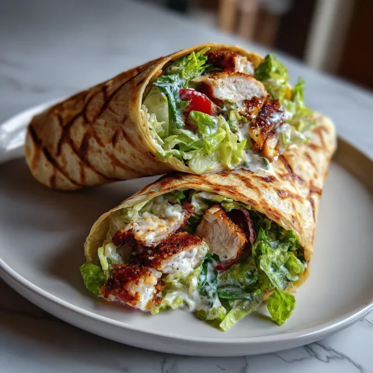 Photo of featured for Irresistibly Crispy Chicken Caesar Tortilla Wraps