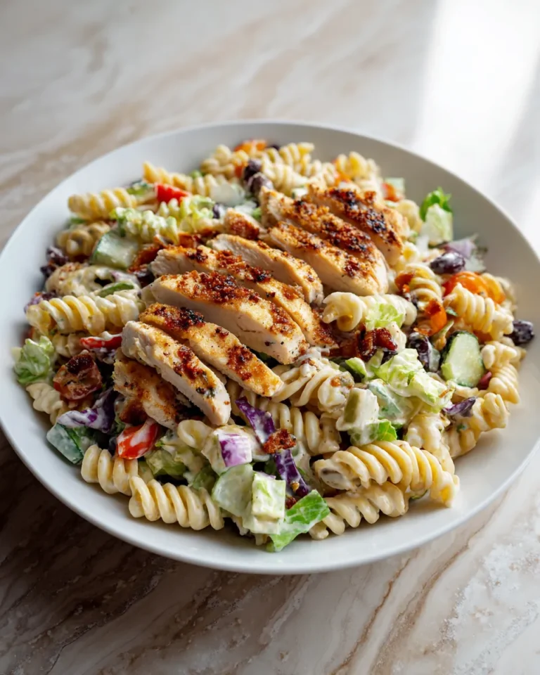 Photo of featured for Crispy Chicken Chipotle Pasta Salad: Irresistibly Spicy Delight
