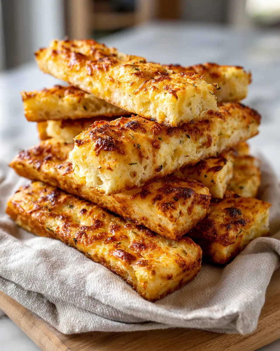 Photo of featured for Irresistibly Crispy Parmesan Focaccia Sticks