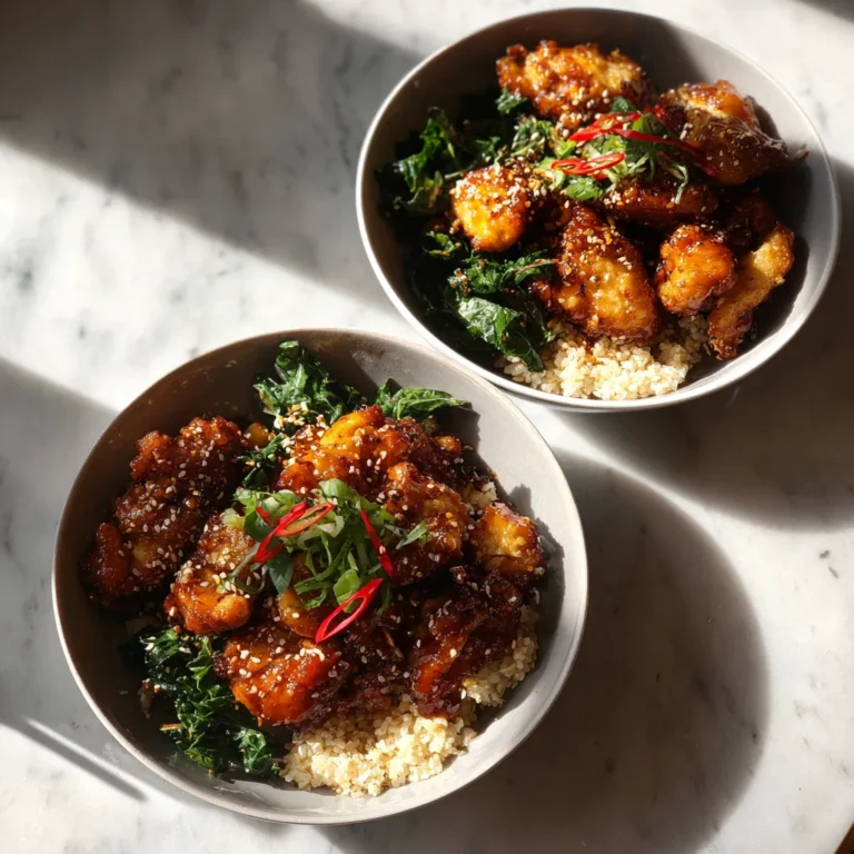 Photo of featured for Irresistible Crispy Sweet Chili Chicken Bowls