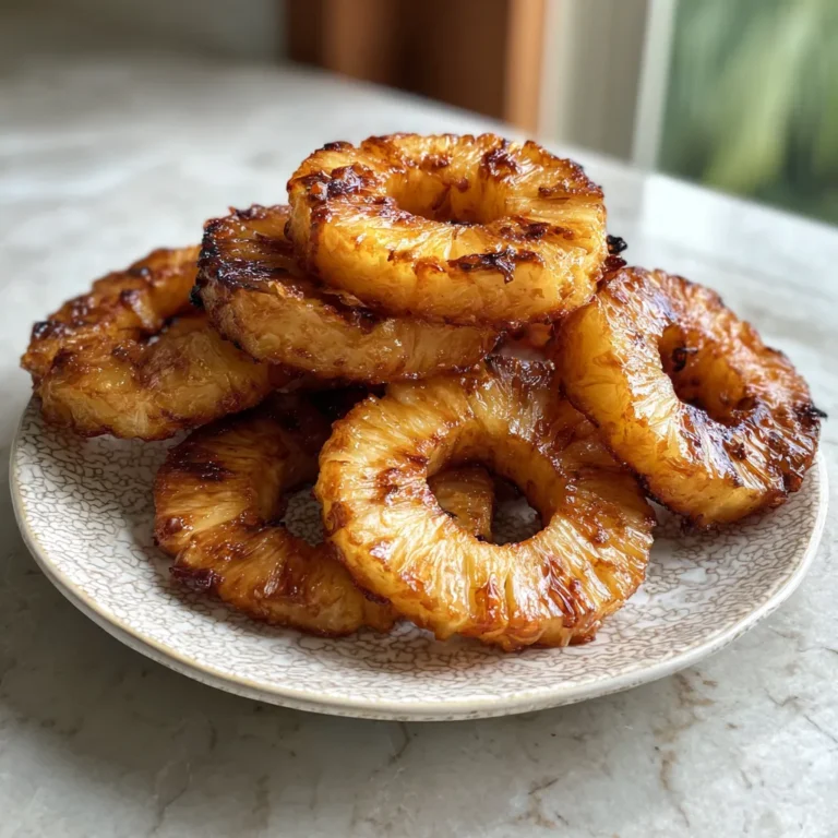 Photo of featured for Crispy Fried Pineapple Rings: A Sweet and Savory Delight