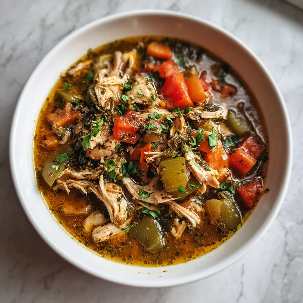Photo of featured for Spicy Green Chile Chicken Stew: A Flavorful Fiesta in Your Bowl