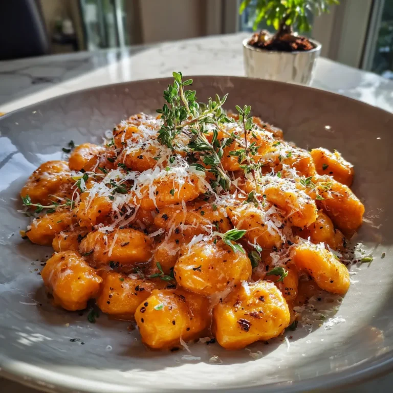 Photo of featured for Indulgent Honey Butter Sweet Potato Gnocchi: A Decadent Delight